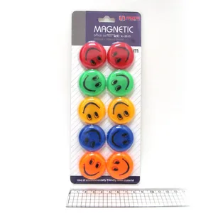 Magnets "JO" /2489/ "Emilies" 3.5 cm, 10 pcs/blister mix (1/100)
