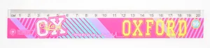 Лінійка 20см пл. "YES" /370432/ "Oxford"(pink) (1/50)