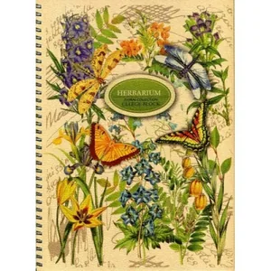 Notebook KRAFT "Etching" A4/80 /KL4180K/ ## sp. side, with perf., white college-block, + otv.d/arch. (5/60)