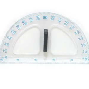 Protractor for board "JO" /0216/ transparent plastic. with three (1/50)