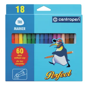 Felt-tip pens "Centropen" 18 pcs. /Cen-2510/18/ 60 days do not dry out (10/110)
