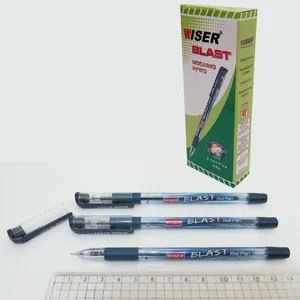 Oil pen "Wiser" "BLAST" 0.7 mm with grip., blue (12/144/1728)