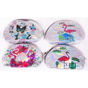 Cosmetic case /234/ "Flamingo, butterfly" 20.5*14*7cm 4 types (1/12)