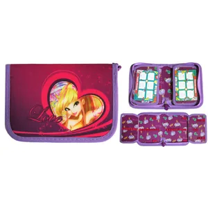 Pencil case "Leader" /930412/, 1 part., 2 flaps. "Love" (1/100)