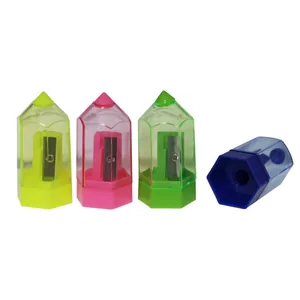 Sharpener "Pervinok" /9-703/ "Pencil" with counter, mix (48/480)