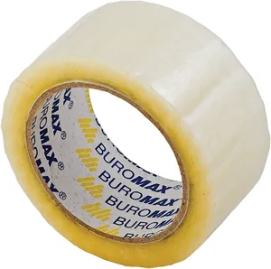 Скотч пакувальний "BuroMax" 48мм*66м   7018-00   (45мкм) прозорий (6/72)