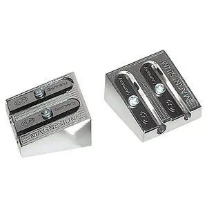 Sharpener "KUM" /410/ metal double wedge, b/cont (blister) (24)