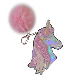 Keychain-fluff "YES" /558124/ "Shiny Unicorn" (1/10/250)
