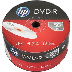 Диск DVD-R  HP  4.7GB  16x (69303) Bulk/50
