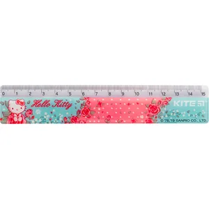 Лінійка 15см пл. "Kite" /HK19-090/ Hello Kitty (1/100)