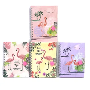 Notebook 18*13cm "JO" /4992DSCN/ "Flamingo" spiral (1/80)
