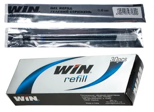 Стрижень гелевий "WIN" /Gel Refill/ червоний, 130мм, 0,6мм (30/150)