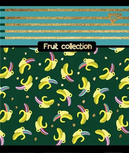 Зошит уч. "YES" 48арк.# /765273/ "Fructis" фольга золото+софт-тач+УФ-виб. (5/100)