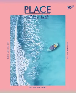 Зошит уч. "YES" 24арк.# /763256/ мат. ламінація + фольга синя + УФ-виб. Place of the best (10/160)
