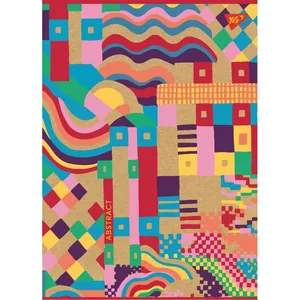 Notebook A4/48 # clip "YES" /681558/ "Color Abstract" White + SMIC (3/39)