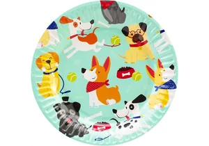 Набір тарілок "Maxi" /MX443216-7in/ "Happy dogs" 6шт. D-17,78см (1/24)