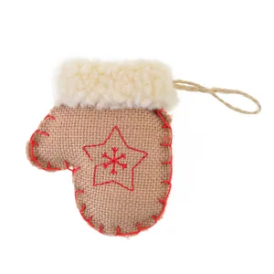 Pendant "Yes! Fun" /973475/ "Glove", light brown with a star, h-9 cm (1/360)