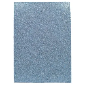 Флексика(фоаміран) "JO" /17GLKA4-071/ EVA 1,7mm A4 GLITTER з клеєм "Блакитний" 10шт/уп (1/96)