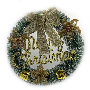 Вінок новорічний "JO" /6527-P1-133/ "Merry Christmas" D30см