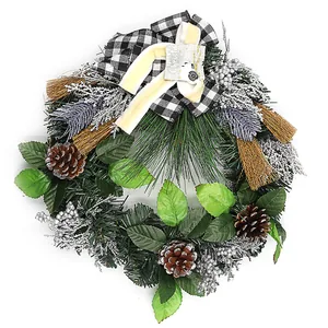 Christmas wreath "JO" /LX21B121/ "Cones" D30cm