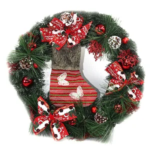 Christmas wreath "JO" /LX21B111/ "Christmas" D50cm