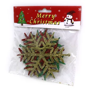 Christmas tree decorations "JO" /DSCN9946/ "Snowflakes" D12cm/4 pcs. (1/600)