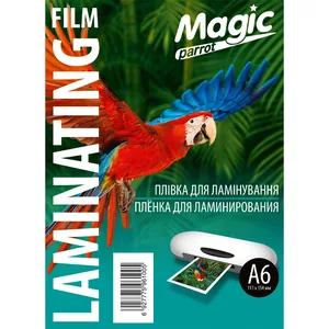 Плівка для ламінування "Magic" Карт. уп. глянець ф. А6 (111mm*154mm) (100арк.) товщ. 80(50/30) мкм /0800/