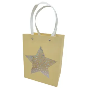 Gift package "Unison" /366 M/ PREMIUM "Star" 32*26*12cm 12, with plastic handle, 210 g, 4 dis. (12)