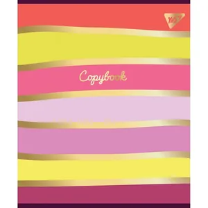 Student's notebook "YES" 18 sheets == /765200/ "Be luxurious" soft touch+foil gold (10/200)
