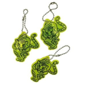 Reflective keychain "JO" /2822-12/ "Tiger" (100)