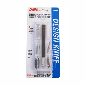 Set for modeling "DAFA" /9416006001/381/ 6001: model knife, 5 replaceable blades + 7 nozzles