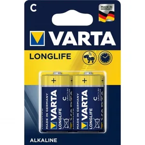 Батарейка "VARTA" /R-14/2bl/304/ сольова, 1,5V, бочонок. 50*26,2мм (2/24)