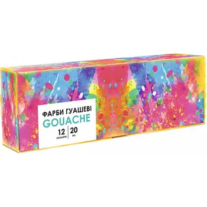 Gouache "Schoolboy" Genius 12 col. 20 ml /83114901-UA/ (1/10)