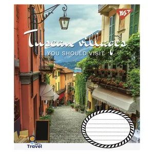 Student's notebook "YES" 60 sheets # /766066/ "Tuscan villages" (10/160)