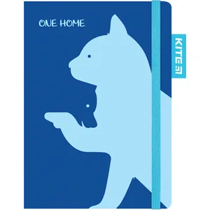 Notebook 120x169/96 "Kite" /K22-467-2/ # on rubber band, TV cover, blue (1/30)
