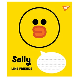 Student's notebook "YES" 12 sheets # /766191/ "Line Friends" (25/500)