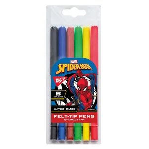 "YES" felt-tip pens 6 pcs. /650513/ "Marvel.Spiderman" (1/24/384)