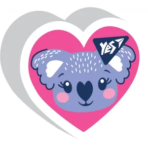 Elastic band "Yes" /560573/ "Koala" shaped (51/306/1224)