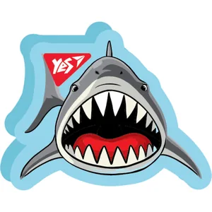 Elastic band "Yes" /560566/ "Shark" shaped (51/306/1224)
