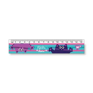 Ruler 15cm "YES" /370594/ "Kittycon" (1/20/100)