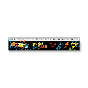 Ruler 15cm "YES" /370605/ "Skate boom" (1/20/100)