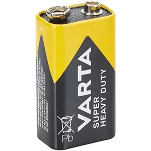 Батарейка "VARTA" /6F22/1Shrink/632/ сольова, 9V, КРОНА (1/12)