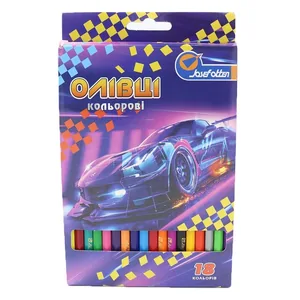 Colored pencils "JO" 18 col. PLAST. /1051A5-18/ "Speed", in cardboard (1/8/160)