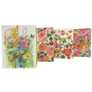 Gift package "Unison" /YM 8034-S/ "Field flowers", 4 pcs., 210g, 18*23*8cm, glitter (12)